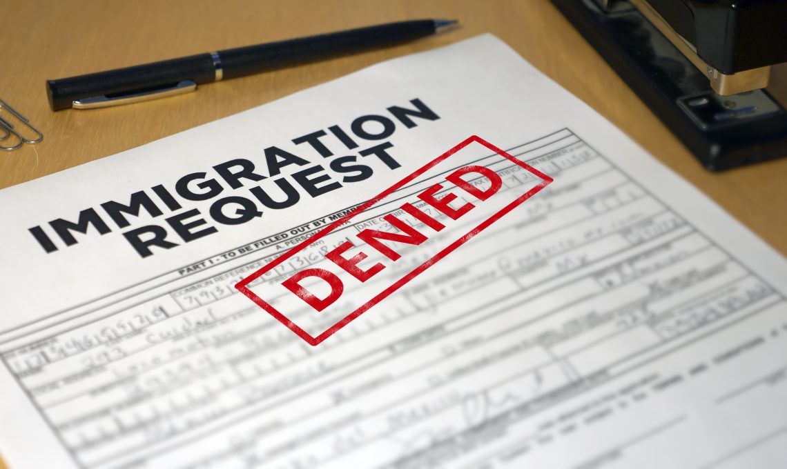 What happens if my immigration application is denied?